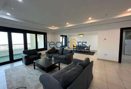 Spacious 2-Bed + Maid | Sea View | Rented