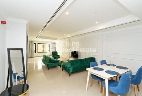Furnished Apartment with Balcony and Sea Views
