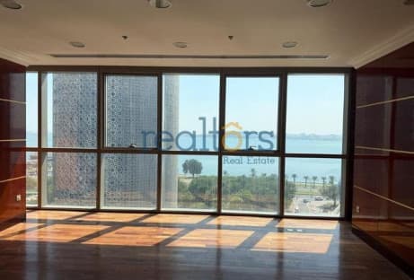 Direct Sea View Office in Palm Tower B Westbay