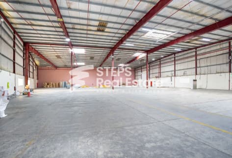 Spacious Warehouse with Office in Ras Bu Aboud