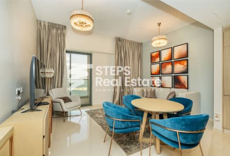 New Waterfront Apartment with Sea View in Lusail