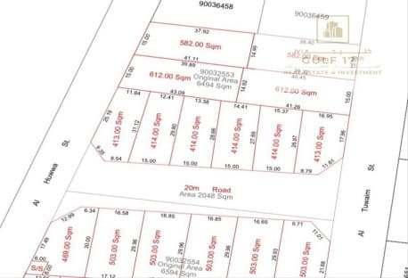 STRATEGIC LAND FOR SALE IN AL WAKRAH – 5 MIN TO PU