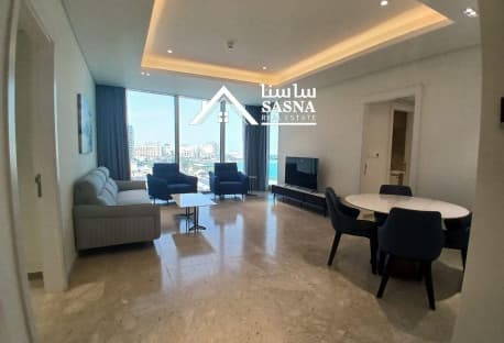 STUNNING 2BHK IN LUSAIL MARINA - SEAVIEW BALCONY