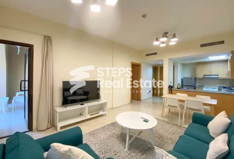 Prime Location Apartment with City View in Lusail
