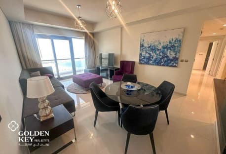 Furnished 2BR+Laundry with Balcony &amp; Sea View
