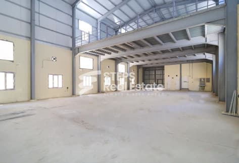 Workshop with Staff Rooms for Rent in Aba Saleel