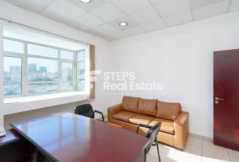 Spacious and Partitioned Office with City Views