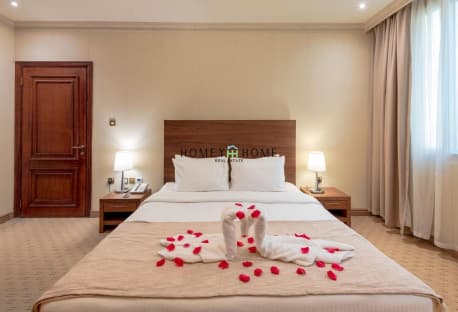 Luxury 1bhk hotel Bills included in Alsadd