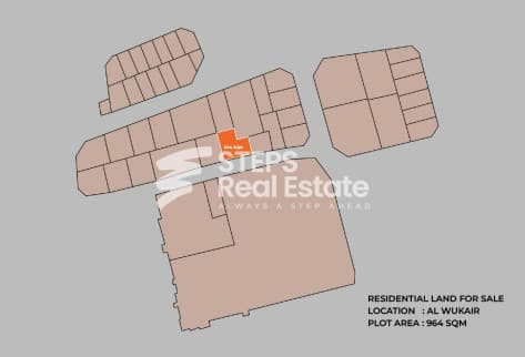 Prime Al Wukair Villa Plot with City View for Sale