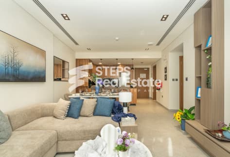 New Apartment for Rent in Lusail with Terrace