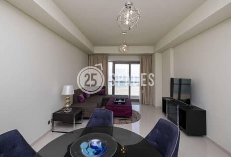 Furnished Two Bdm Apt Balcony Seaview in Lusail