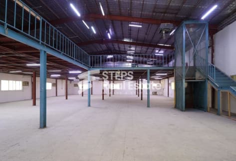 Spacious Warehouse for Rent in Industrial Area