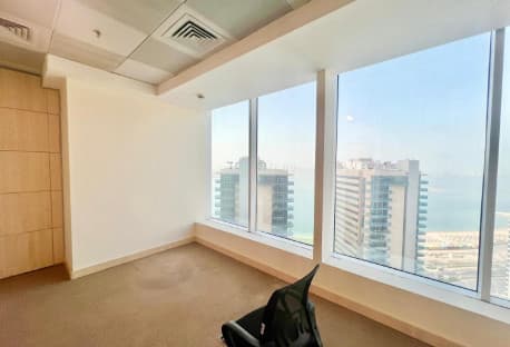 SEA VIEW 100 SQM OFFICE IN WESTBAY INCLUDING BILLS
