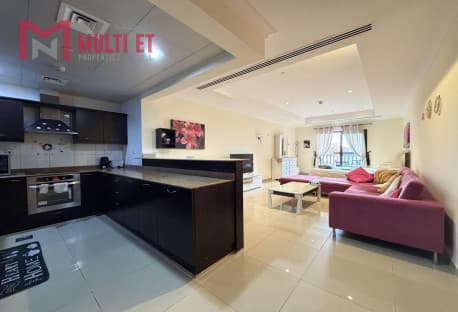 Cozy Studio FF with Balcony in Porto Arabia