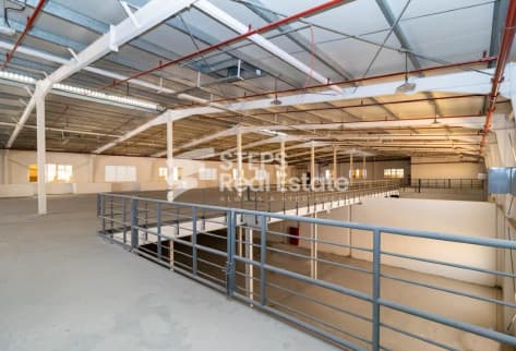 Large Warehouse for Rent in Industrial Area