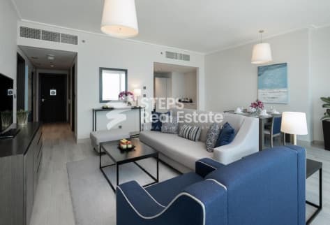 1 BHK Service Apartment with Sea View in West Bay