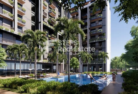 Beautiful Corner Apartment with Balcony in Lusail