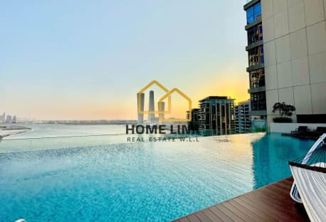 DIRECT SEA VIEW | LUXURY 2 BR SEMI FURNISHED UNIT
