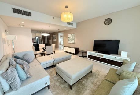 Spacious 2Bedrooms - Furnished - Marina View