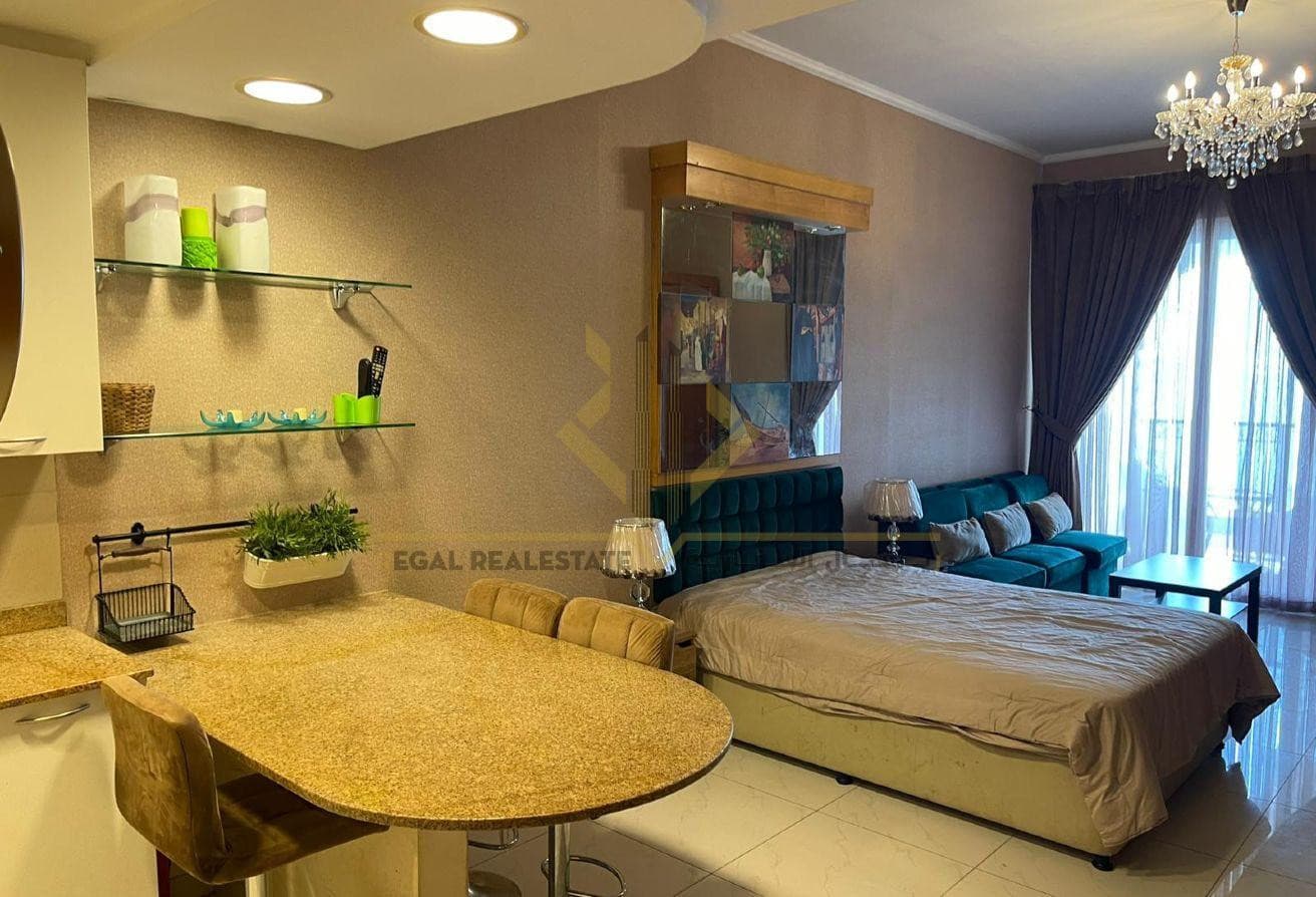 Luxury Studio with Full direct sea and marina view