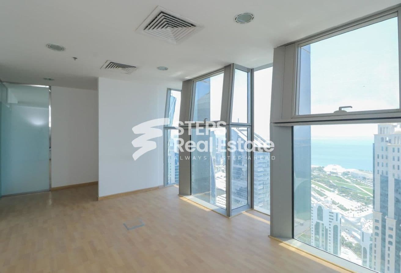 Partitioned Office with Sea View for Rent