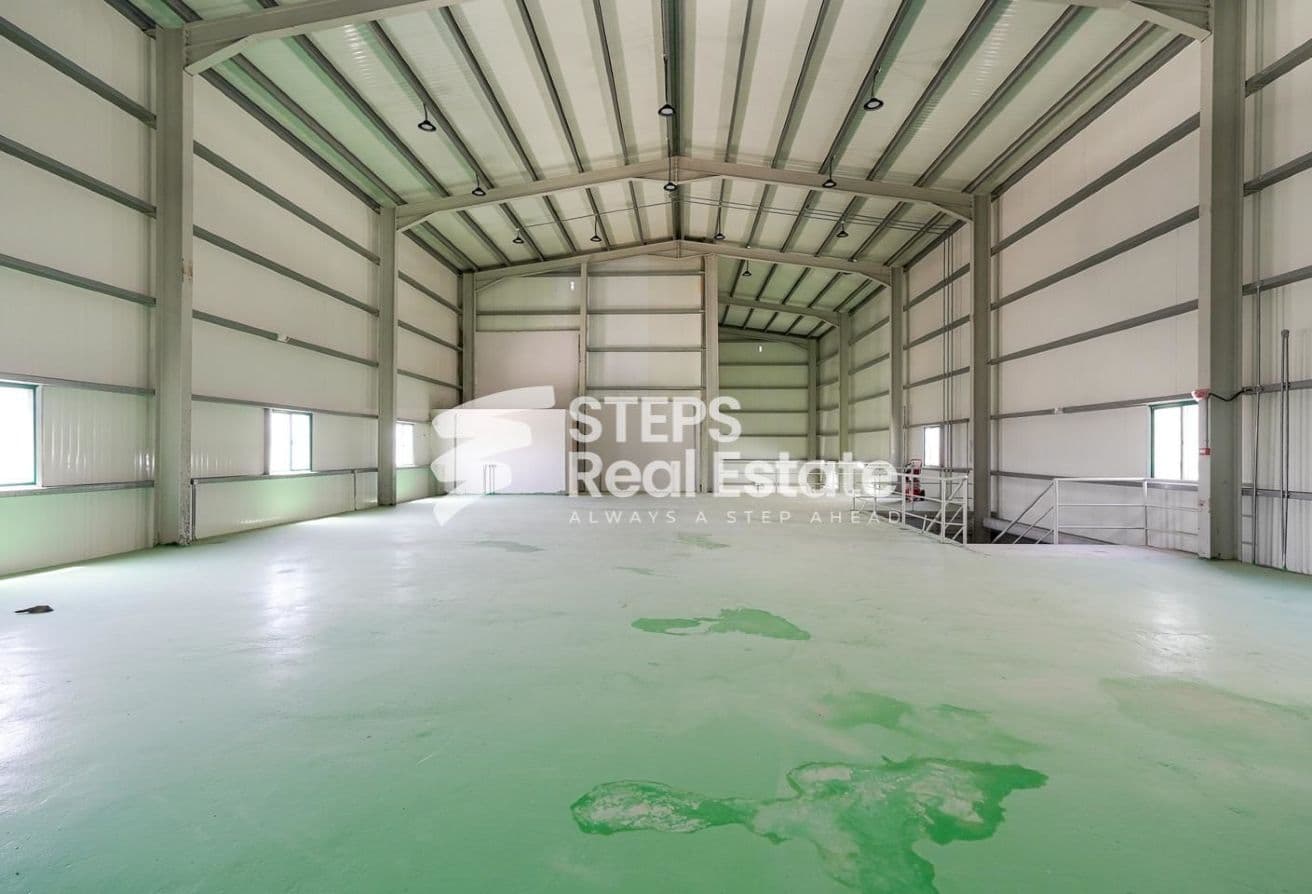 Food Warehouse with Rooms for Rent in Aba Saleel