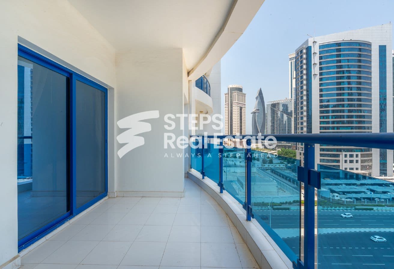 New Furnished Flat for Rent with Balcony, West Bay
