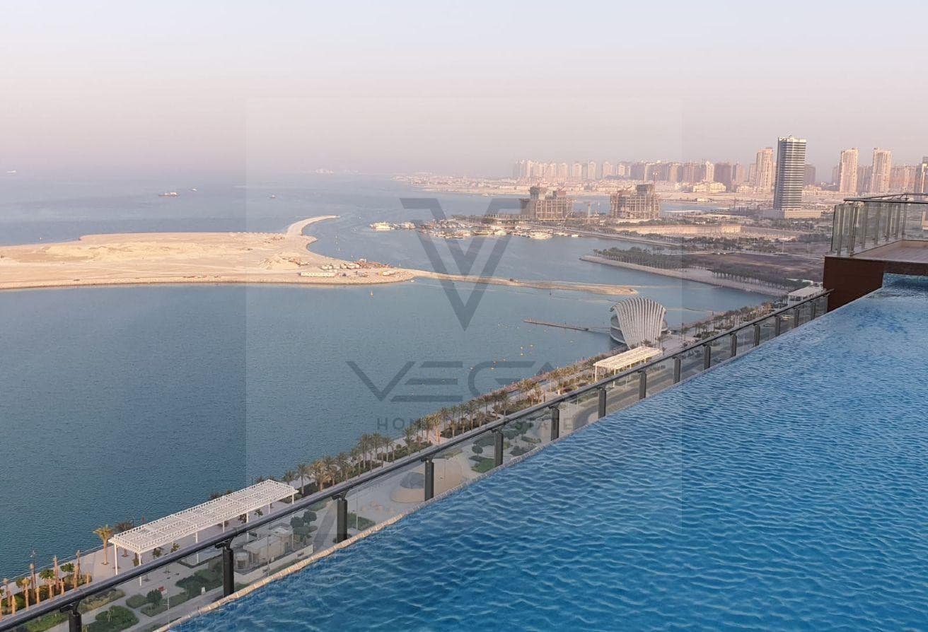 Furnished 2BR+Maid | Balcony | Lusail Marina