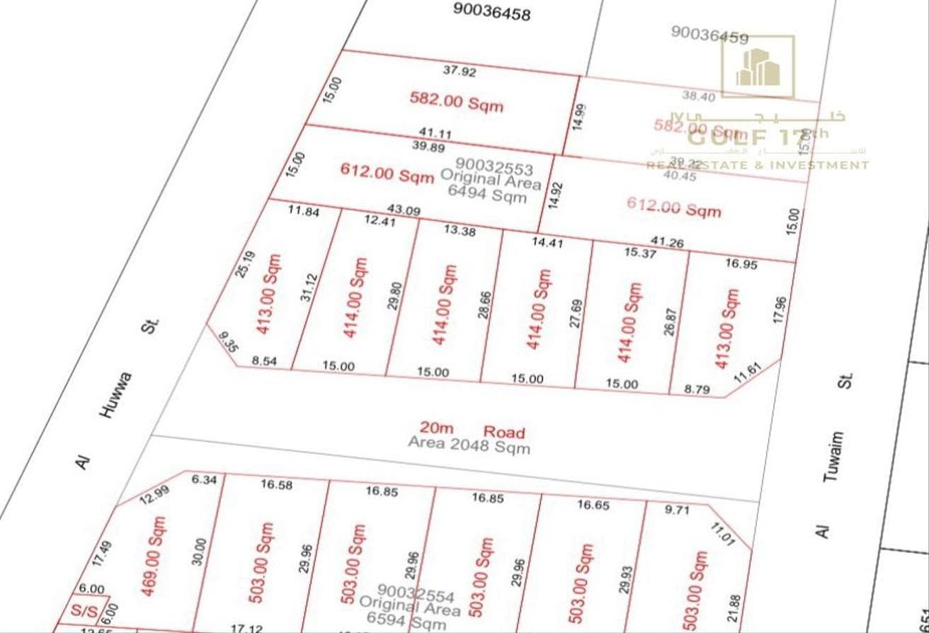 STRATEGIC LAND FOR SALE IN AL WAKRAH – 5 MIN TO PU