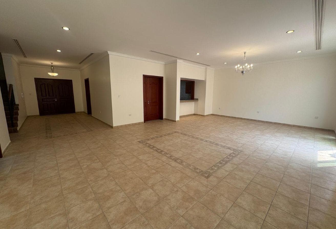 3BHK SEMI-FURNISHED COMPOUND VILLA WITH MAID ROOM.