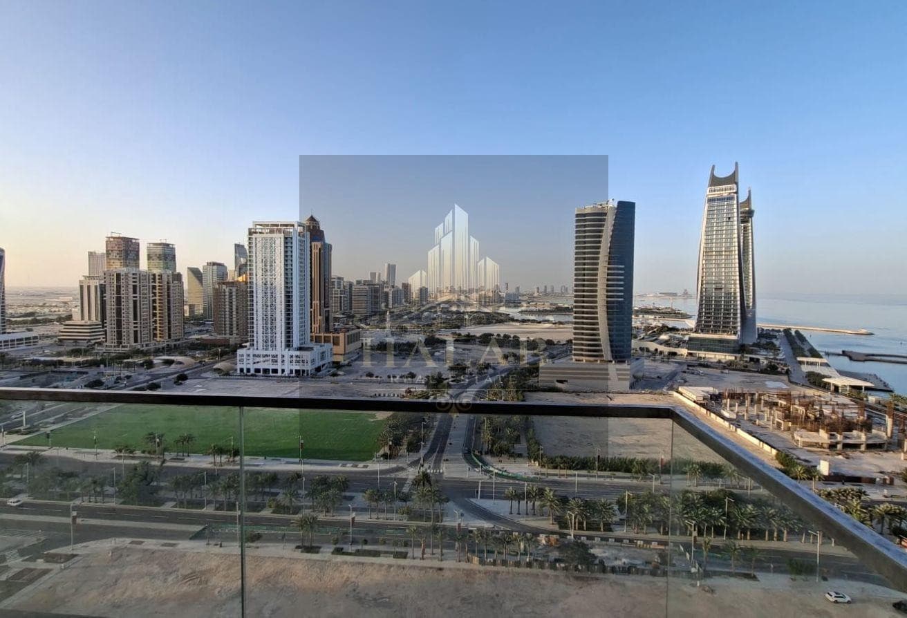 amazing sea view 2 + maid with balcony in lusail