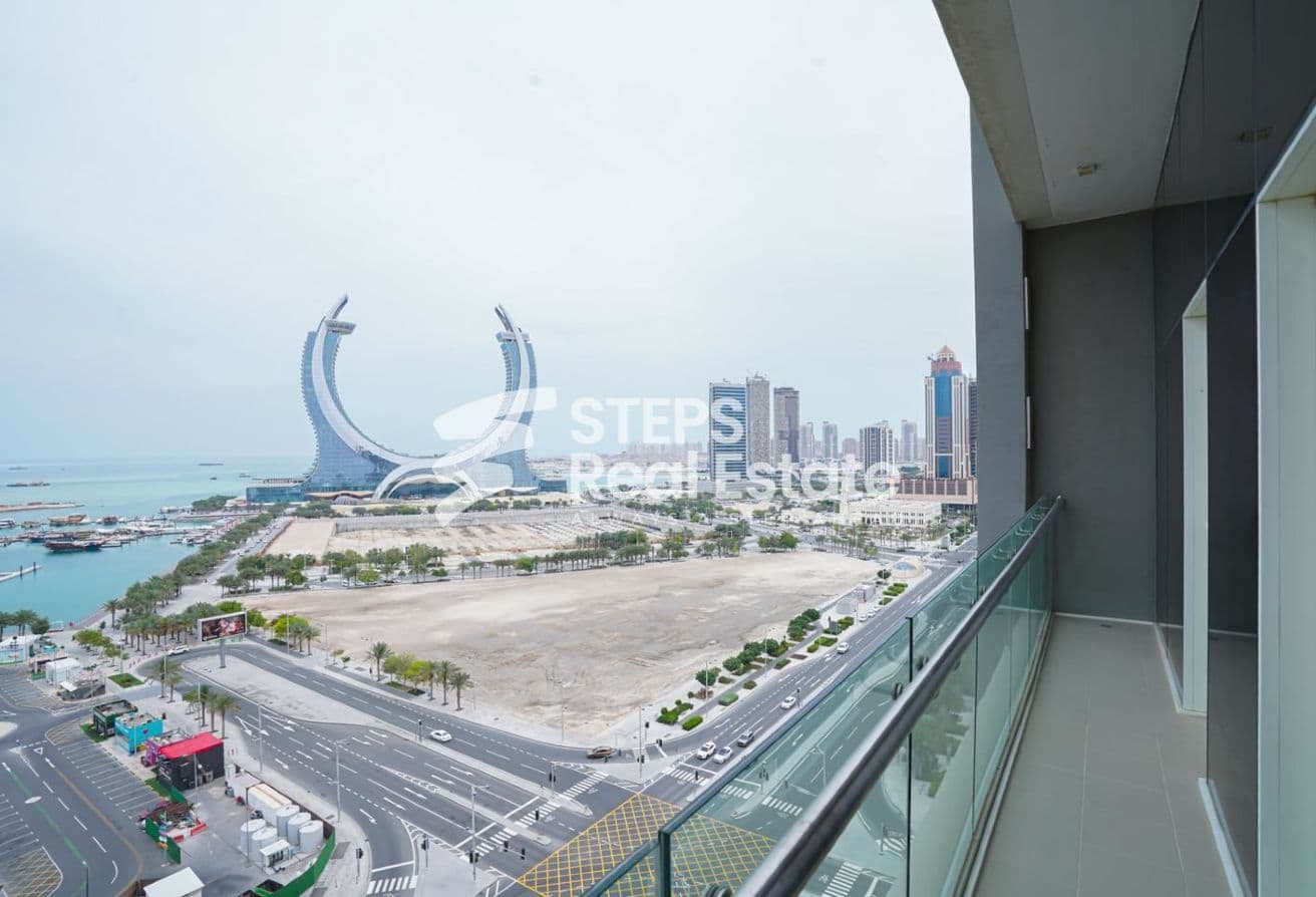 Sea View 1BHK Furnished Apartment in Lusail