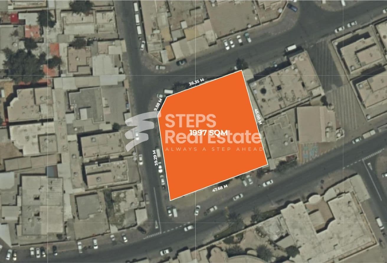 Premium Land for Sale on Three-Sided Road Access