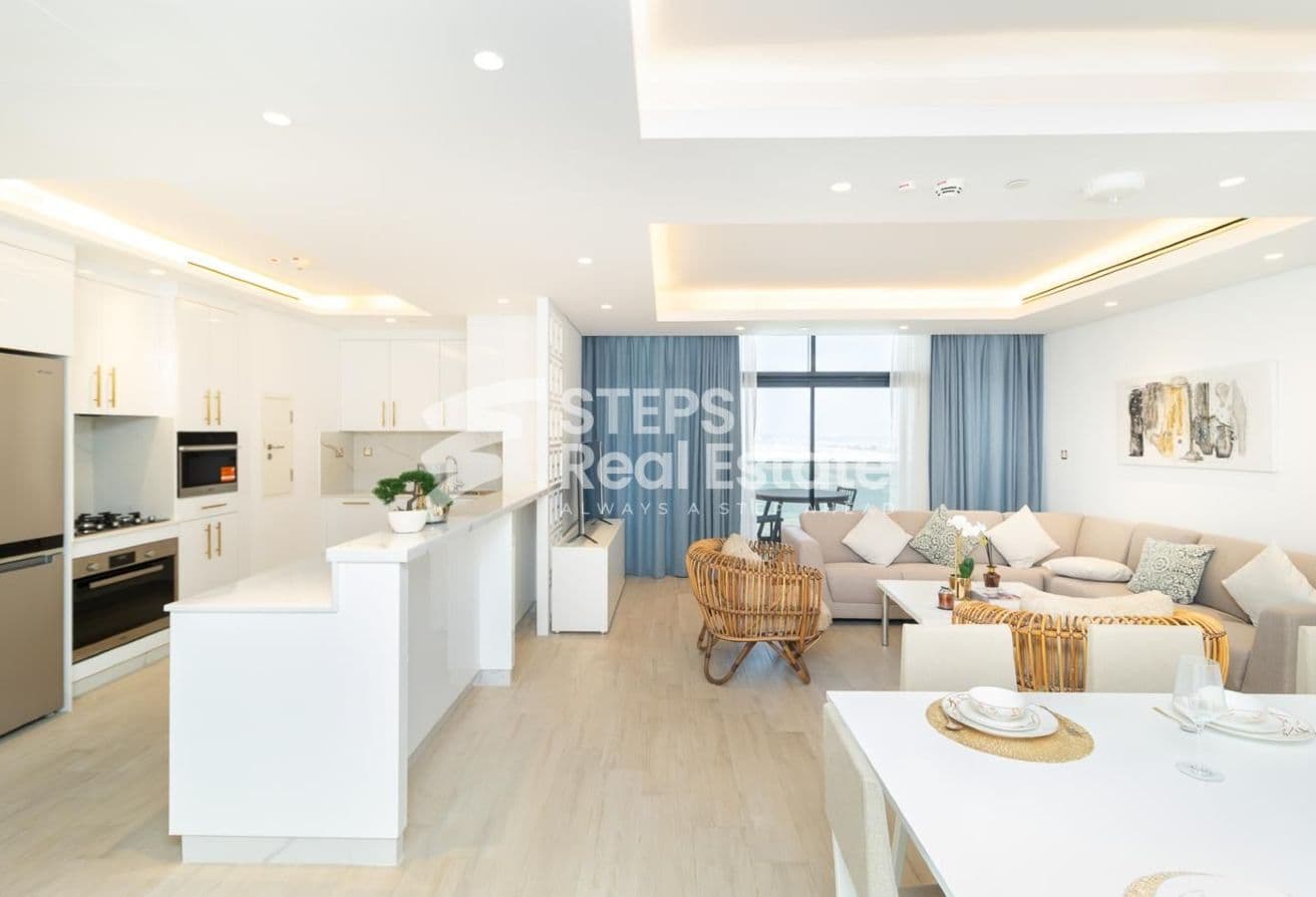 Fully Furnished Apartment with City and Sea Views