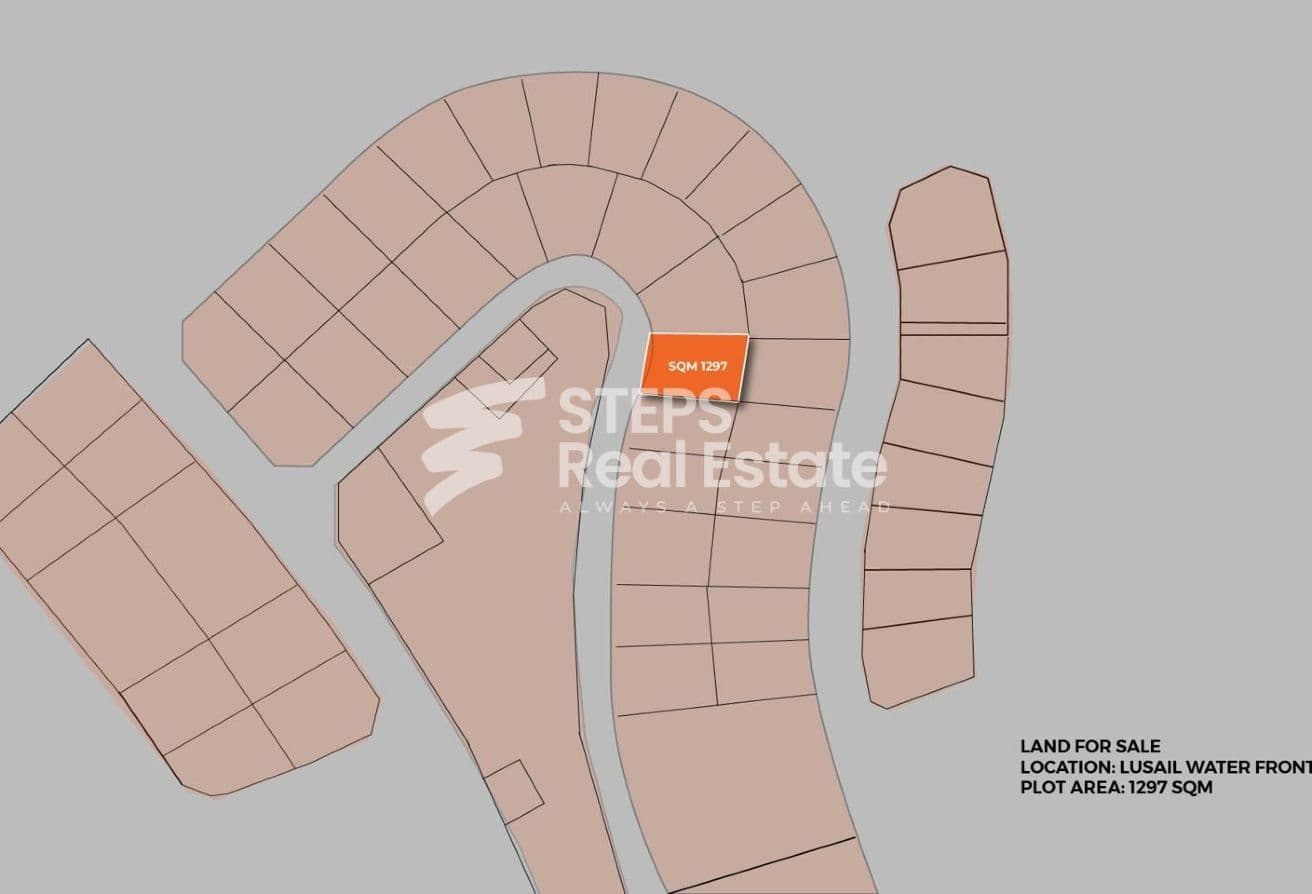 1297 sqm Residential Land for Sale in Lusail