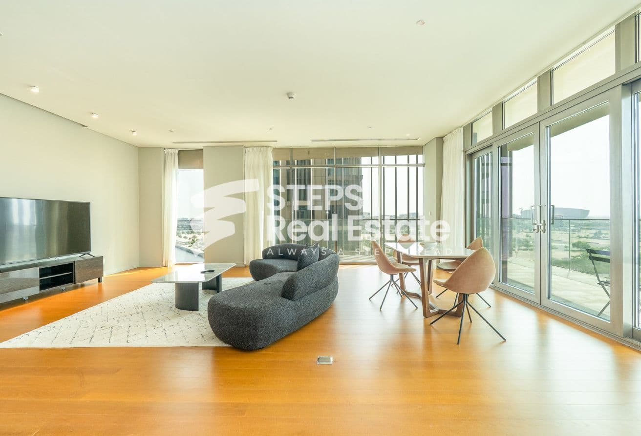 Beachfront 1BR Flat for Sale with Balcony, Lusail