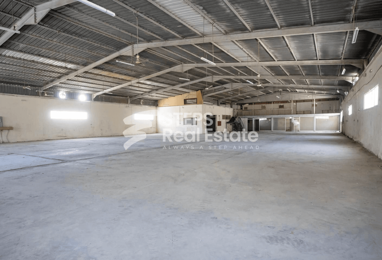 Carpentry Workshop with Offices in Industrial Area