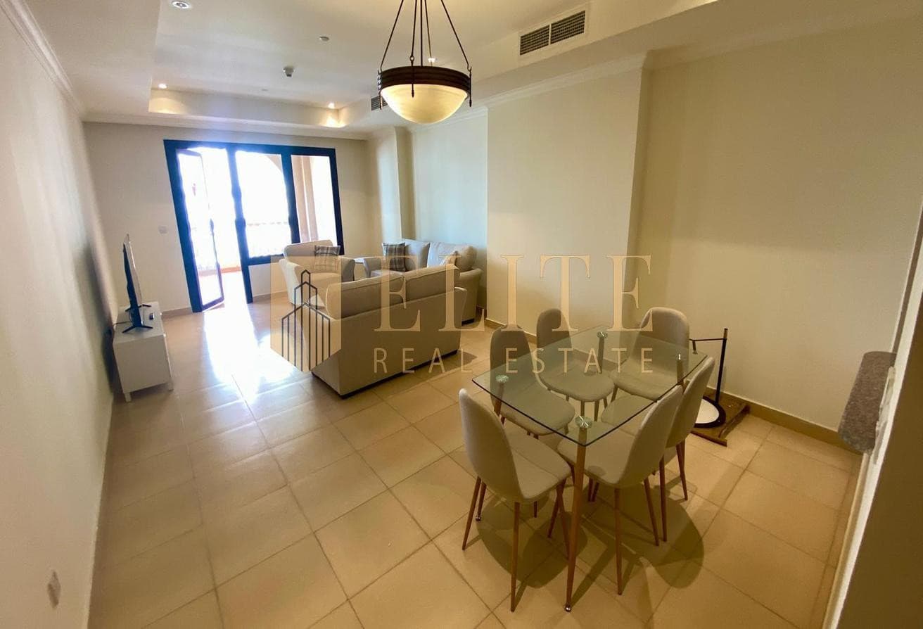 A stylish one-bedroom apartment with a private bal