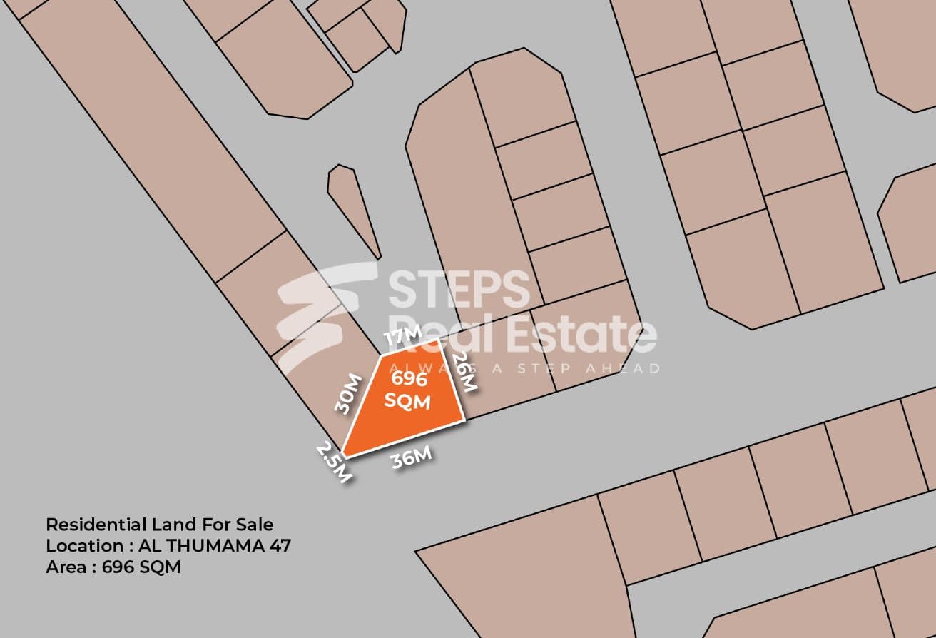 Spacious Residential Villa Plot in al Thumama