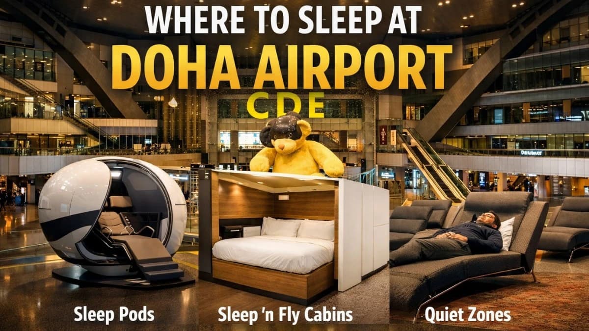 Where to Sleep At Doha Airport? Quiet Rooms, Pods and Hotels!