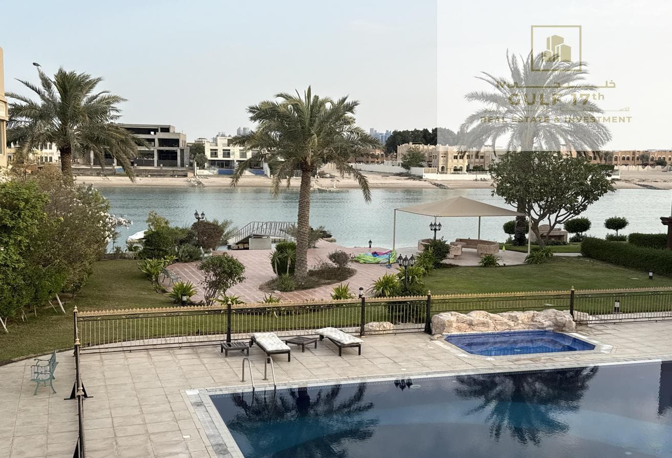 FURNISHED BEACHFRONT VILLA IN WEST BAY LAGOON