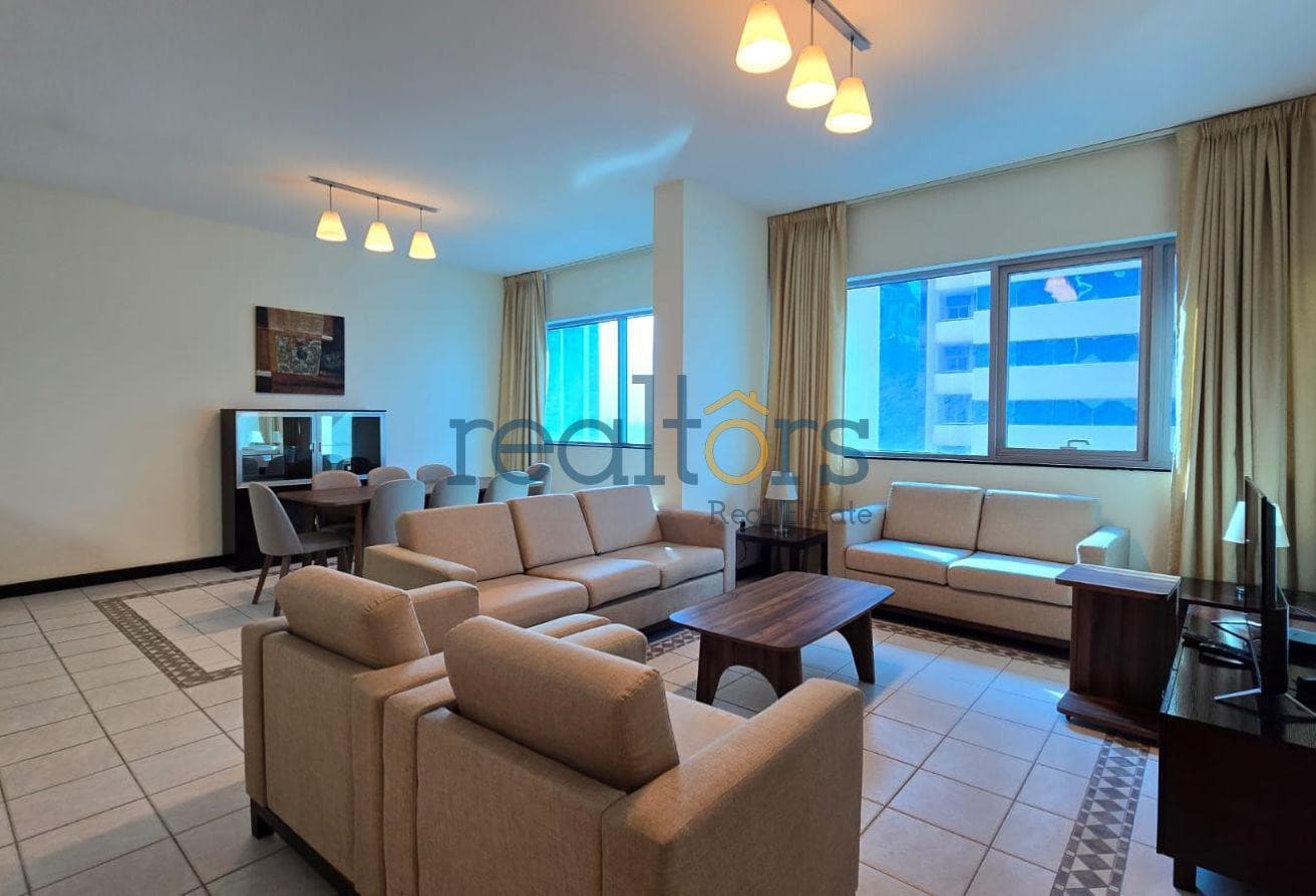 Fully Furnished 3BR + Maid | West Bay Tower