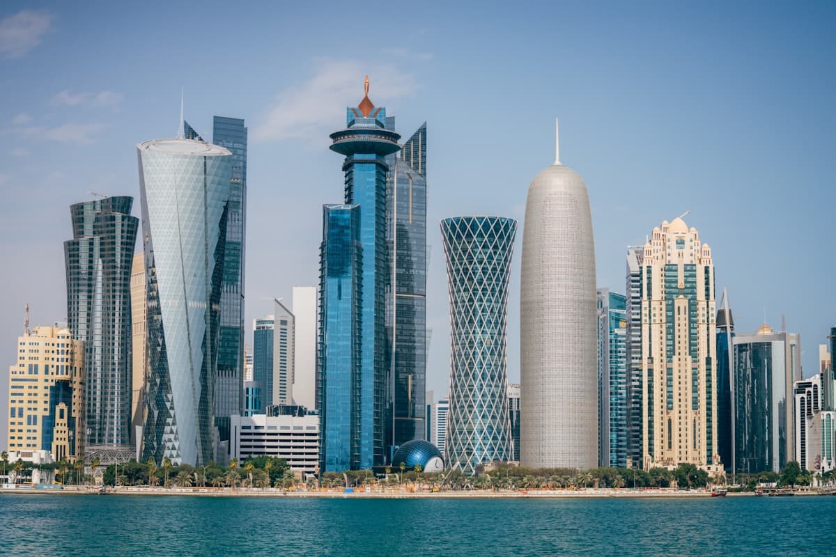 أفق منطقة الأعمال في الخليج الغربي
