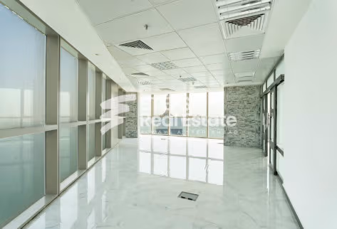 Sea view fitted office for rent in West Bay