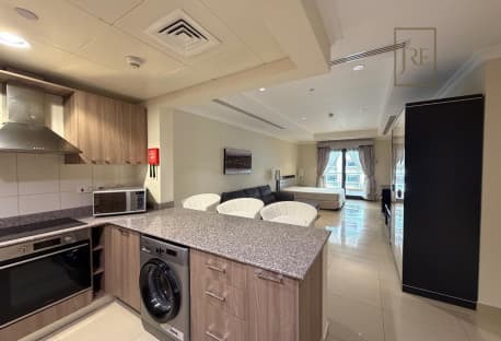 Studio with BIG Balcony Fully Furnished-The Pearl