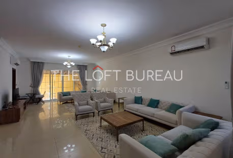 SPACIOUS 4BR +MAID VILLA SEMI FURNISHED