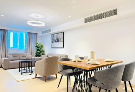 Furnished 2BR + Maid Apartment | Corniche Doha