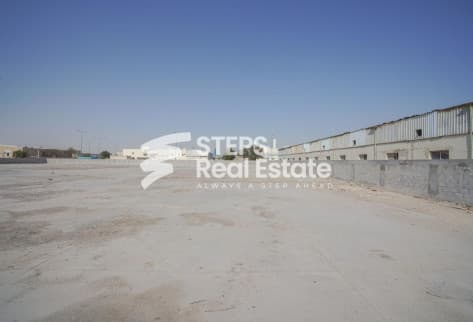 45,000 SQM Industrial Land for Rent 9 Qar Per SQM