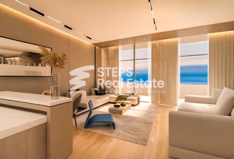 Full Sea View Studio with Balcony in Lusail City