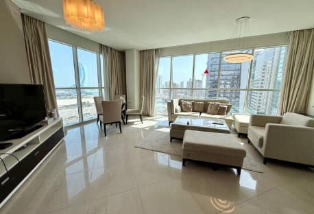 Corner Layout - Modern 1Bedroom - Marina View